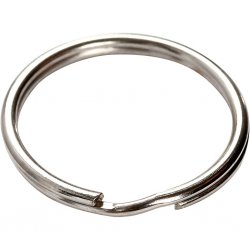 630314-Nyckelringar 25 mm (10 Stk)