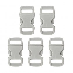 630323-Klicklås L: 29mm B: 15mm 3x11mm Grå 5 Stk