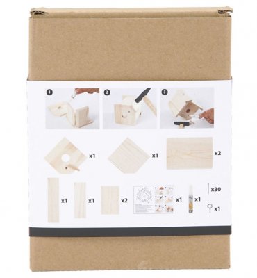 Zoom bild av 413010-Fågelhus-13x14,5x16cm-innehåll